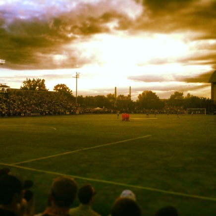 Sunset at South Field BYU